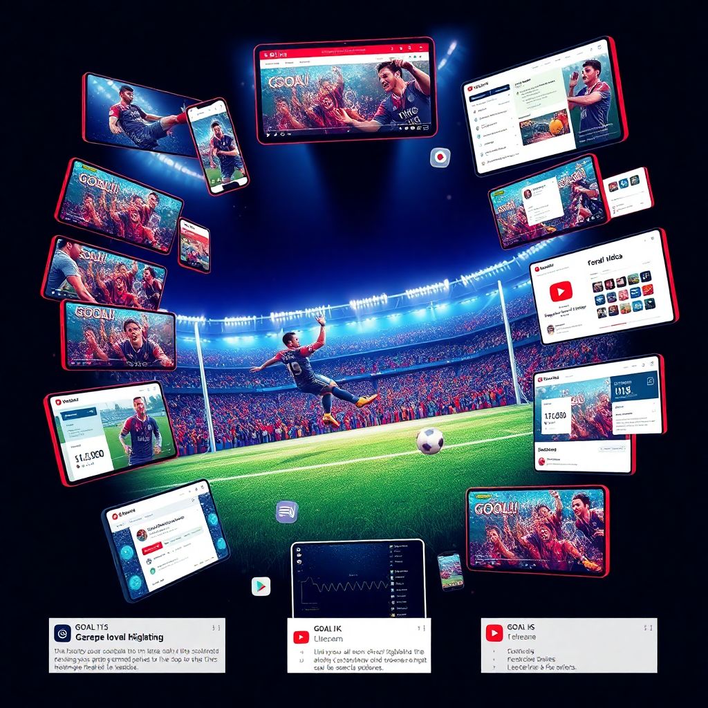 Где и как публиковать голы в режиме реального времени в интернете