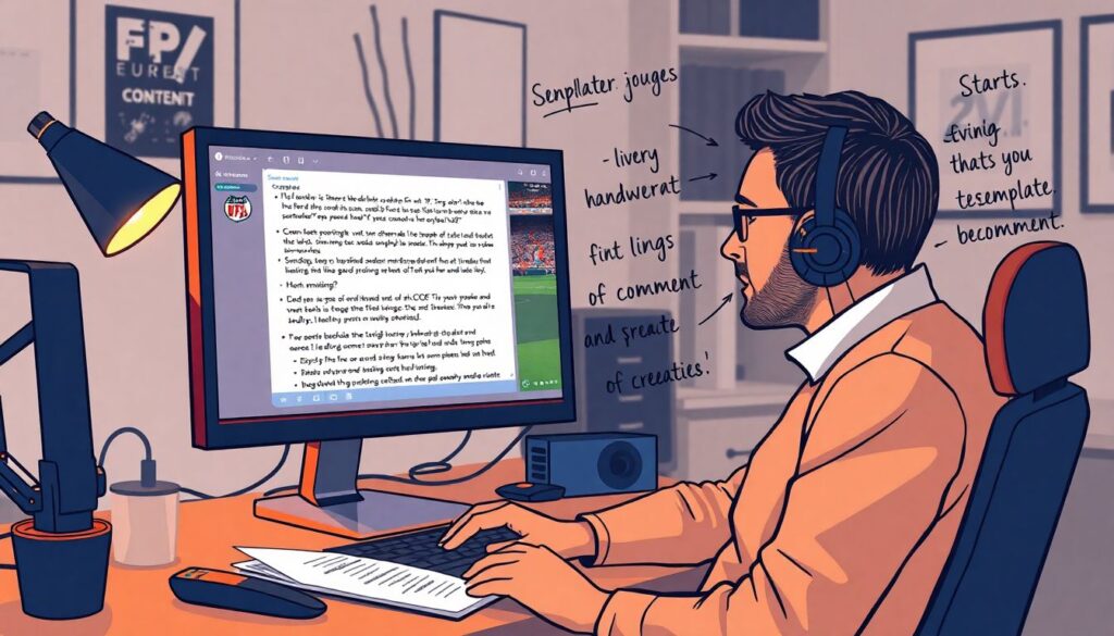 Как структурировать текстовую трансляцию матча - иллюстрация