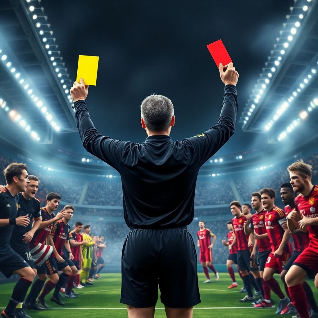 Карточки и пенальти: моментальная заметка о ключевых эпизодах матча