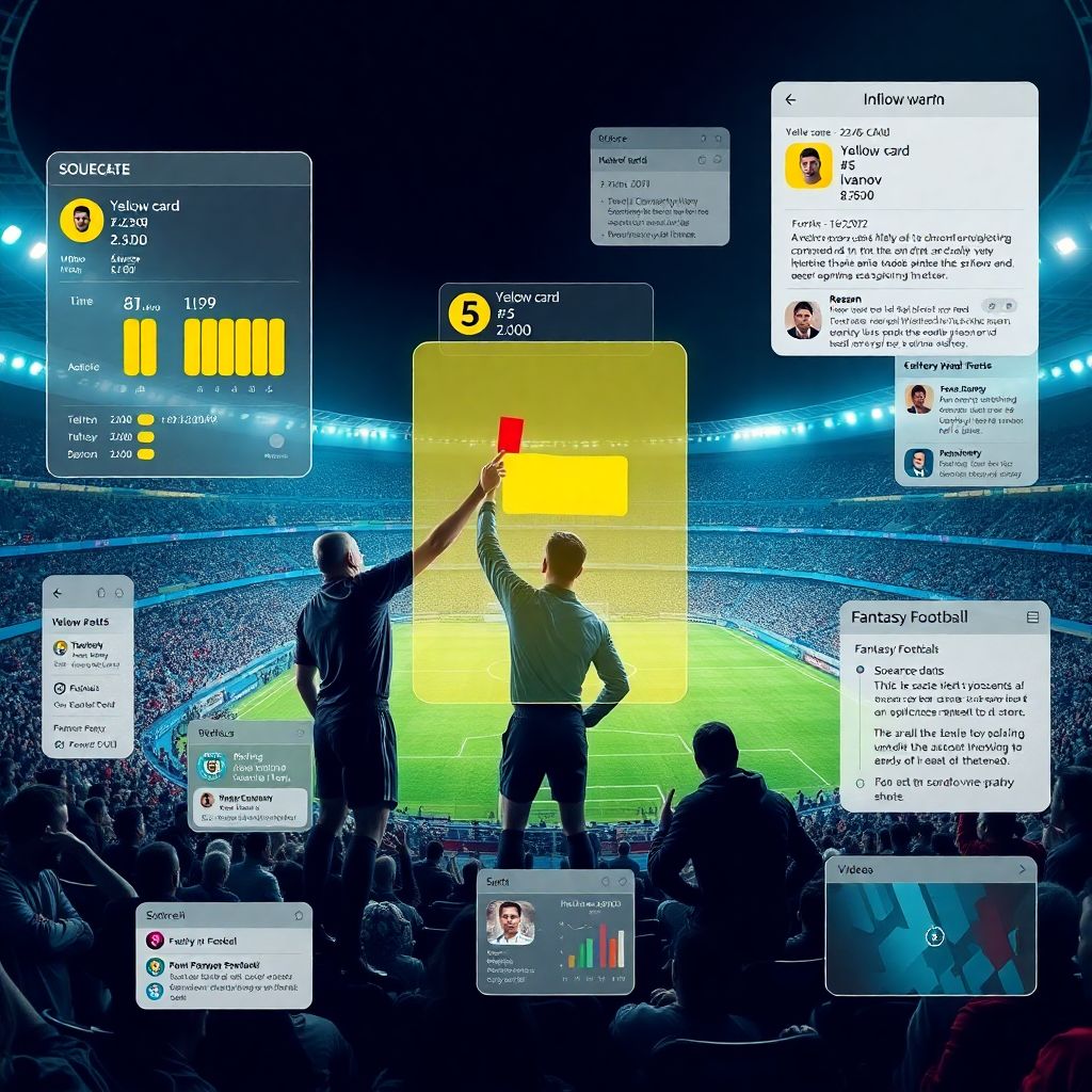 Карточки и удаление в футболе: оперативная публикация событий матча