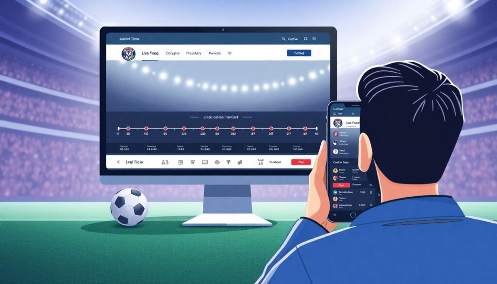 Сводка по таймам: мгновенная публикация голов - иллюстрация